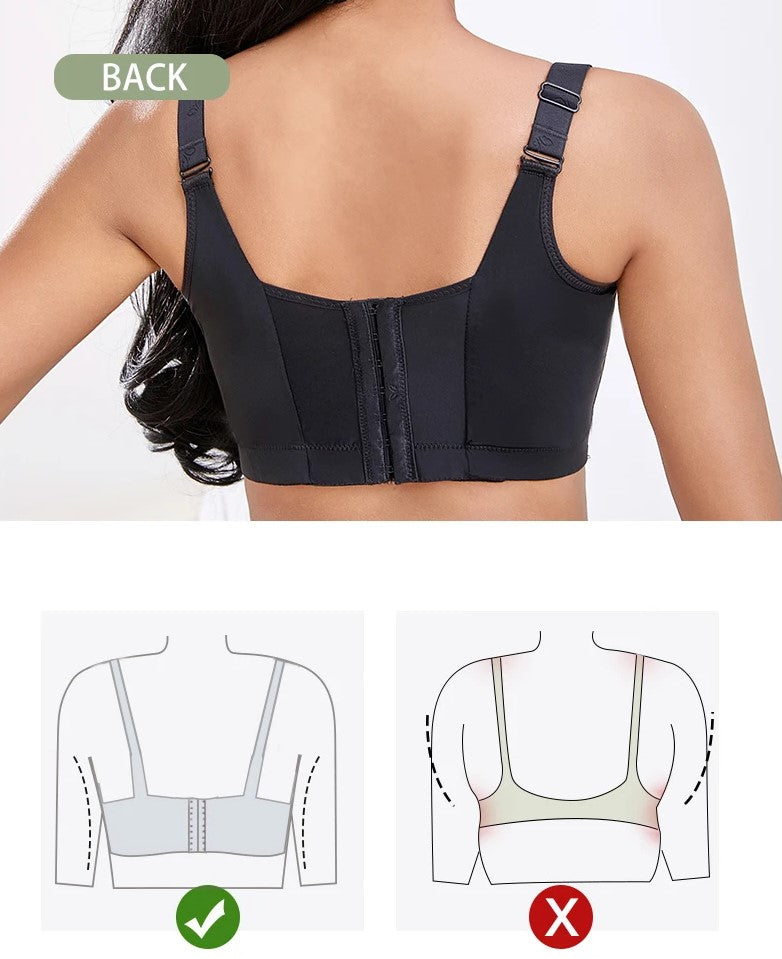 Plus-Size Push-Up Bra with Deep Cups for Maximum Lift and Comfort - Perfect Fit for Curvy Figures