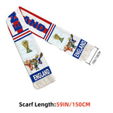 UK Flag Fan Scarf World Cup Supporter Matches Events