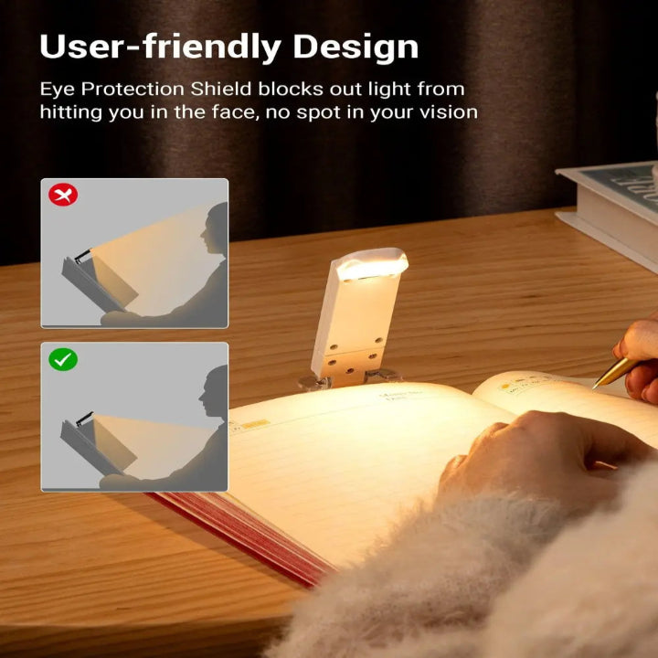 Enhanced Product Title: **USB Wiederaufladbare Leselampe – Ideal für ungestörtes nächtliches Lesen mit flexiblem Lichtdesign**