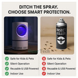 InsectoStop UV Fly Catcher – Electric Mosquito Lamp for Indoor and Outdoor | Kalsten