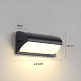 LED Outdoor Wall Light – IP65 Waterproof, Motion Sensor & Aluminum Body