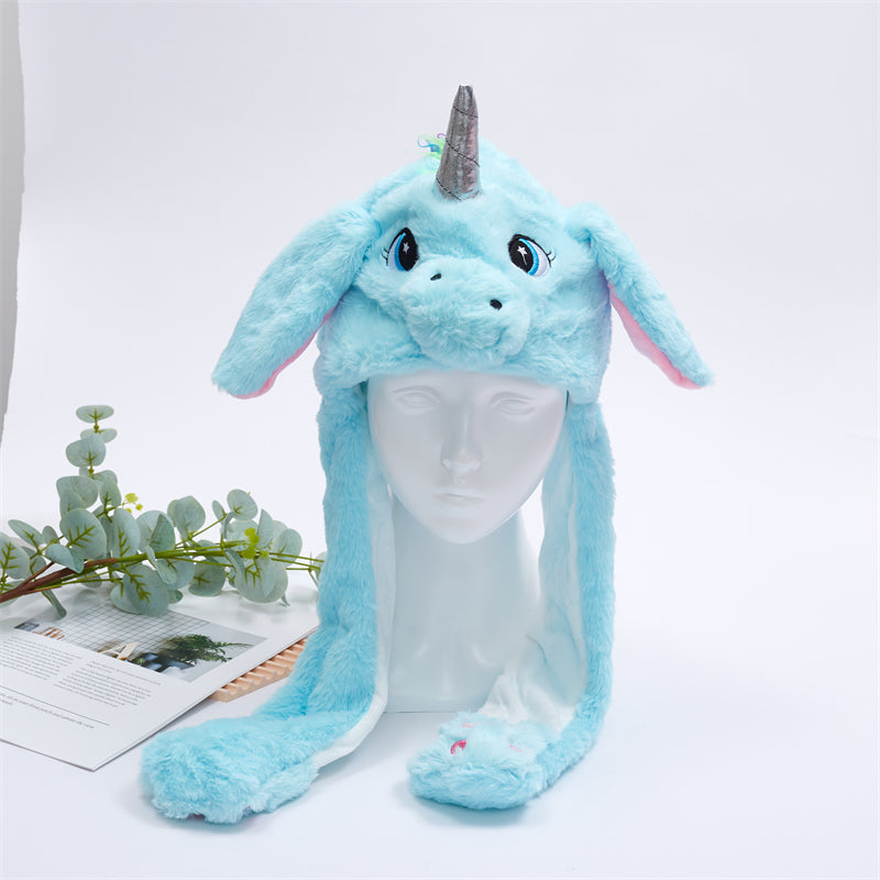 BunnyBounce Hat - Blue Unicorn