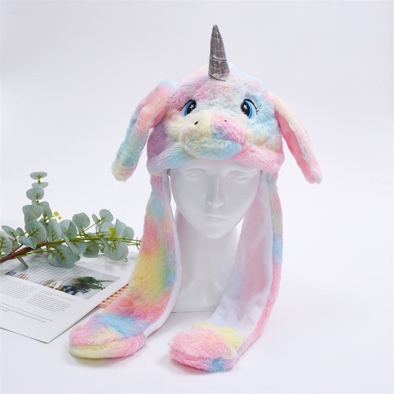 BunnyBounce Hat - Tie-Dye Unicorn