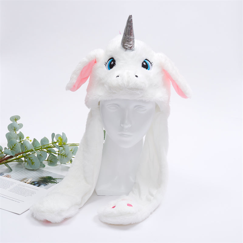 BunnyBounce Hat - White Unicorn