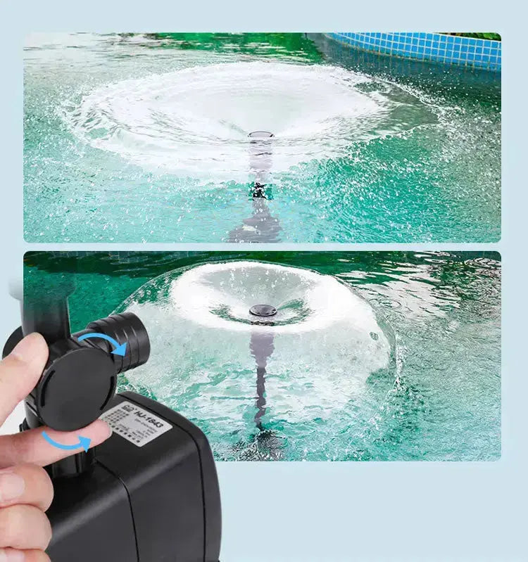 Optimized Product Title: **Vielseitige Garten-Fontänenpumpe – Leise & Effiziente Pumpe für Stimmungsvolle Wasserspiele im Freien** 

This title includes relevant keywords while maintaining clarity and appeal for potential buyers.