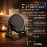 Bluetooth Speaker Induction Phone Stand Wireless Charger