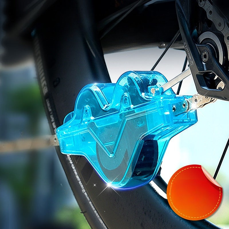 Bicycle Chain Cleaner Tool – ABS Plastic, Blue & 2-Pack