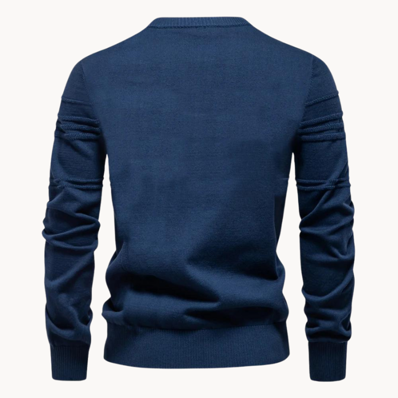 Moritz Checkered Sweater - Stylish and Cozy Knit Pullover for Men