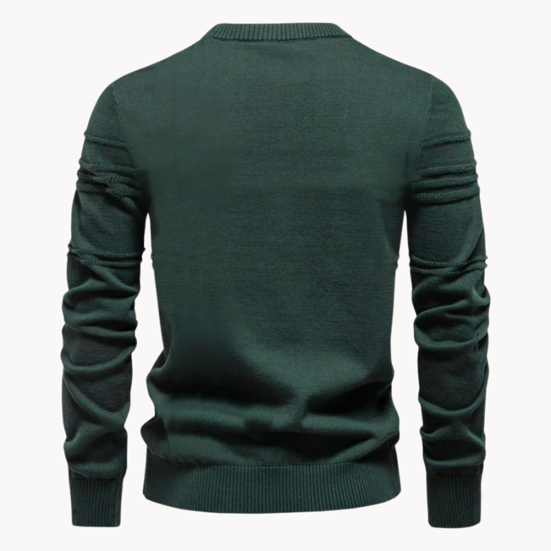 Moritz Checkered Sweater - Stylish and Cozy Knit Pullover for Men