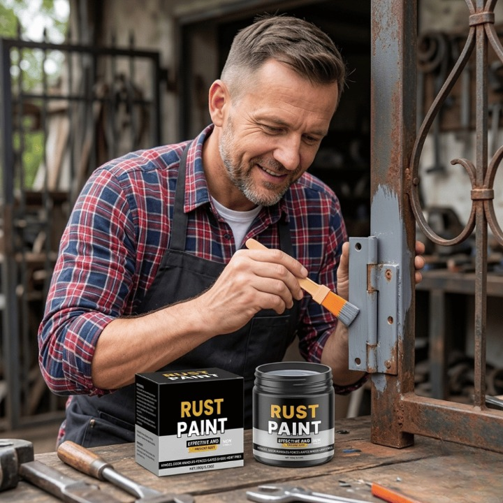 Anti-Rust Metal Paint – 100g, Fast-Drying & Waterproof Protective Coating