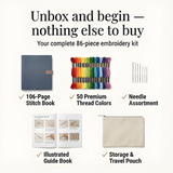 Enhanced Product Title: "Stickbuch-Set mit 106 Schritt-für-Schritt-Stichen – Perfekt für Anfänger und Fortgeschrittene" 

This title includes relevant keywords while emphasizing the product's features and target audience, making it more appealing for Goog