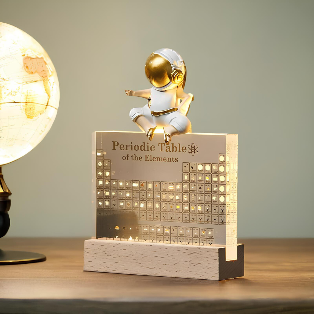 Elementa – Illuminated Periodic Table with Real Elements