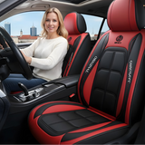 Faux Leather Car Seat Cover – Universal Front Fit, Padded Foam & Easy-Clean