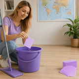 Water-Soluble Floor Cleaning Sheets – 100-Pack, Enzyme Formula, 5 Scents
