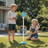 LED Bubble Machine with Remote – 50m Range, Lamp Post Design, Indoor & Outdoor
