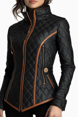 Optimized Product Title: Lily™ - Women's Diamond Quilted Puffer Jacket | Lightweight & Warm Outerwear 

This title includes relevant keywords and phrases that can help improve visibility in Google Shopping searches while clearly describing the product.