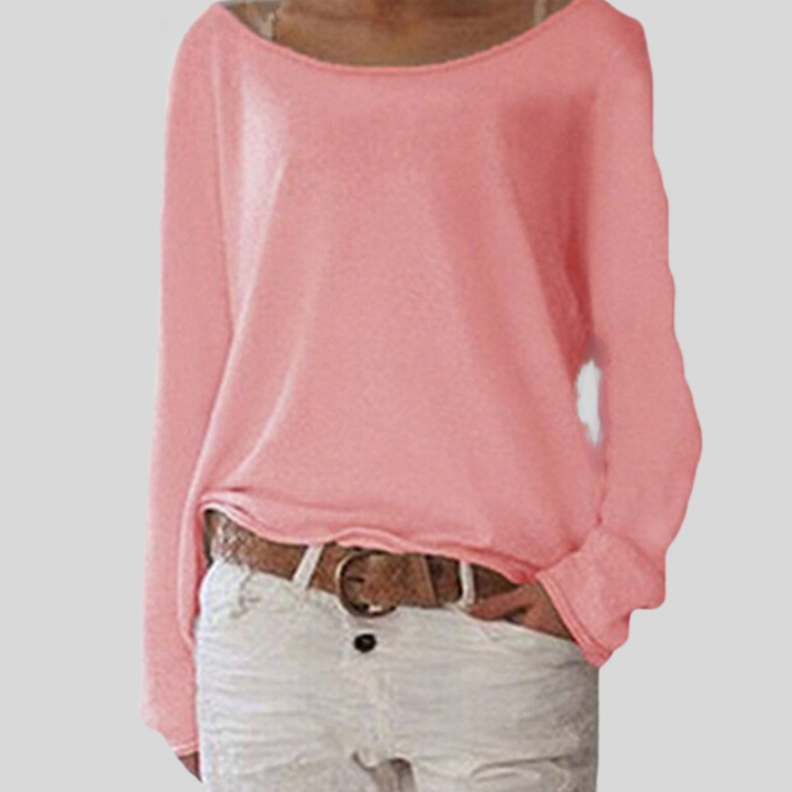 Comfortable Ladies' Sweater with Long Sleeves - Soraya