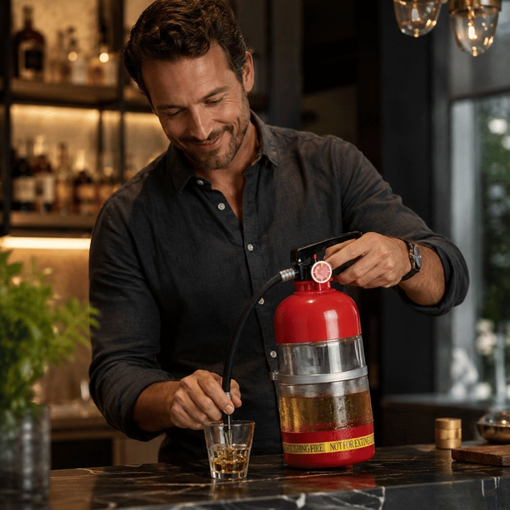 Getränkespender Feuerlöscher-Design 2 Liter