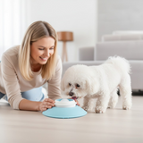 Slow Feeder Dog Bowl – Floating Ball, Non-Slip PP/TPR & 14.5cm for Dogs & Cats