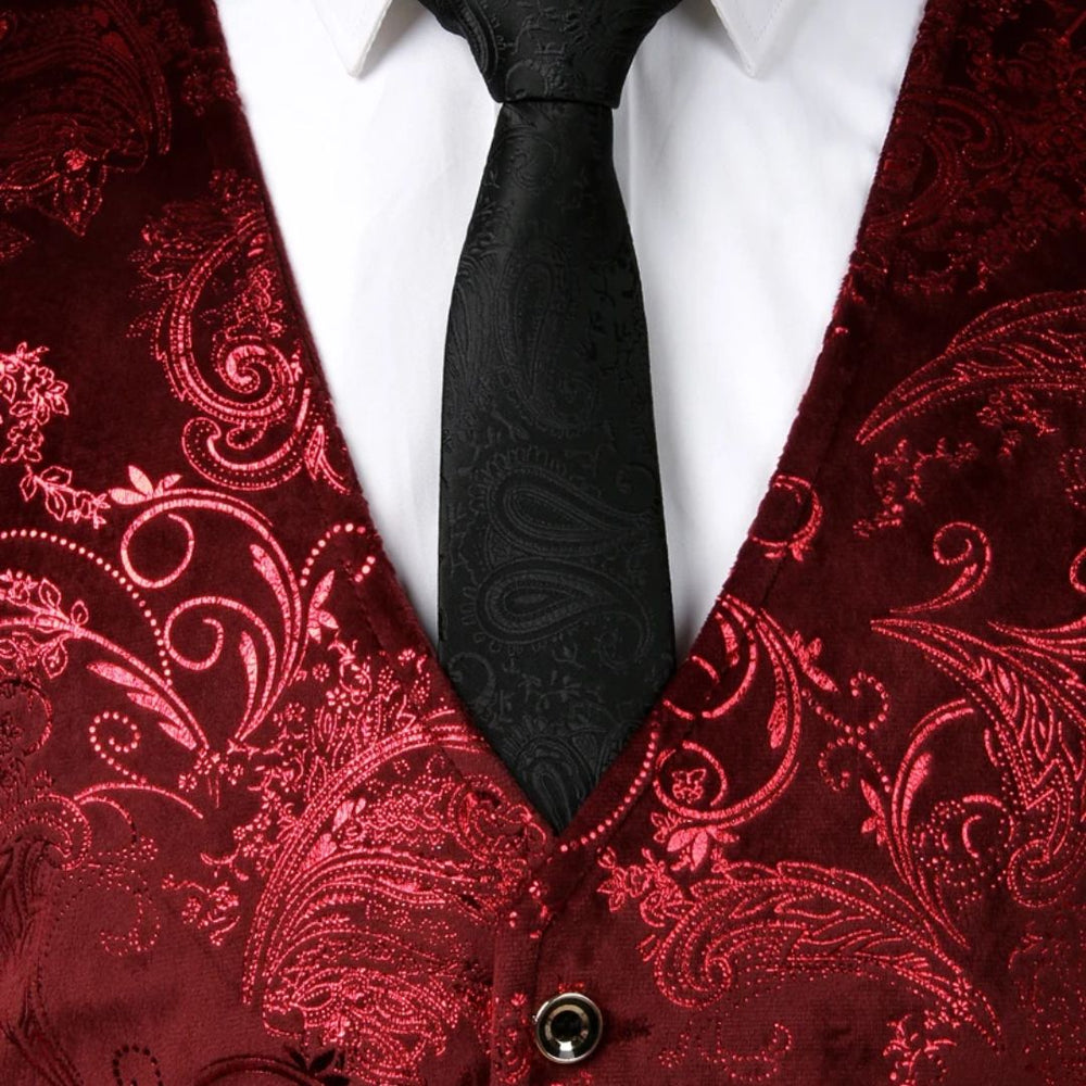 Franco Traditional Bavarian Vest detail