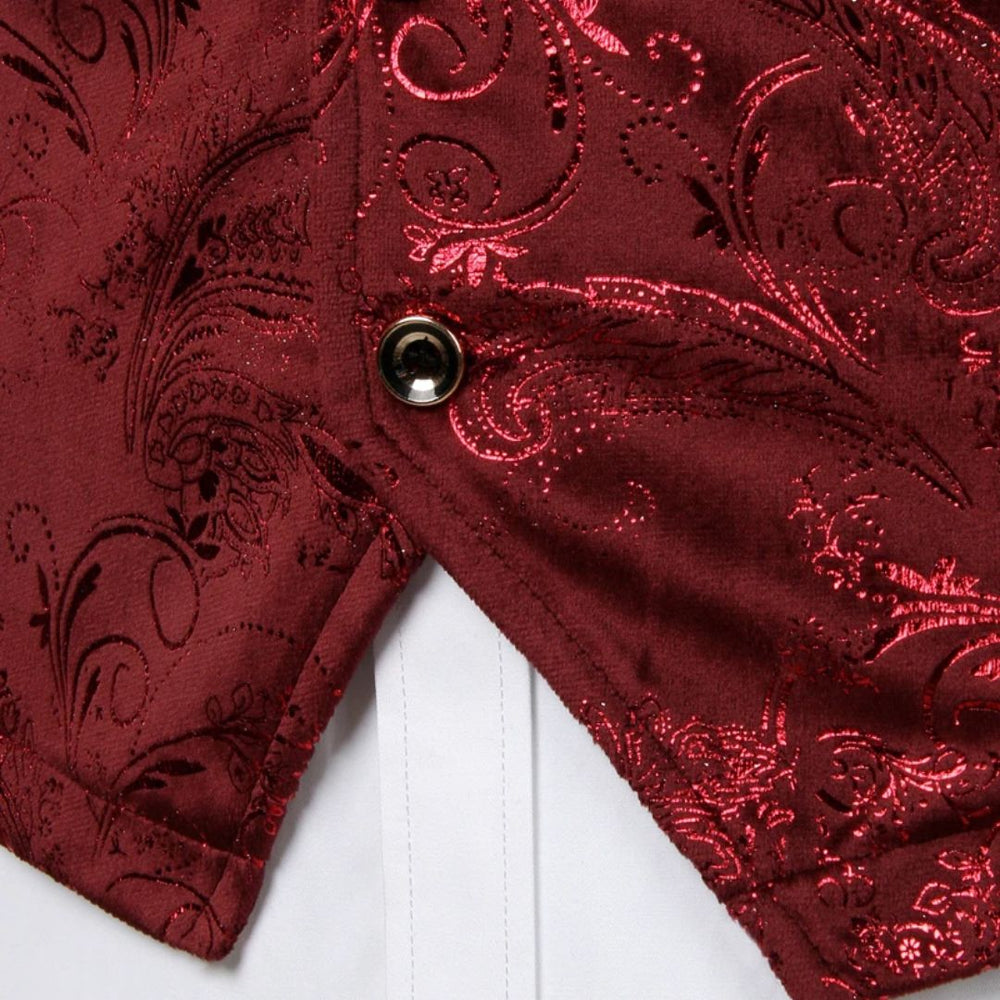 Franco Traditional Bavarian Vest detail