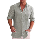 Johnson Trachtenhemd - Light Gray
