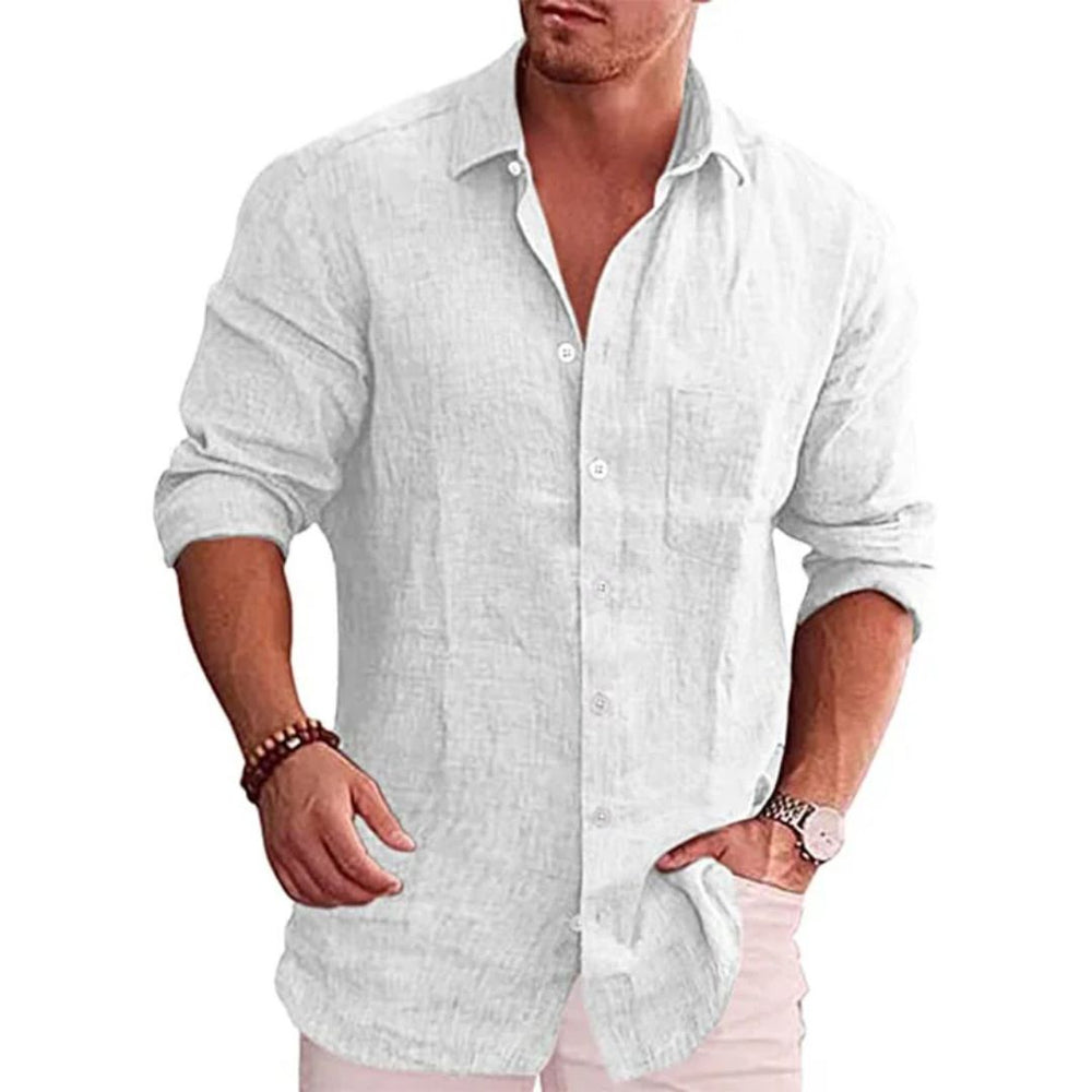 Johnson Trachtenhemd - White