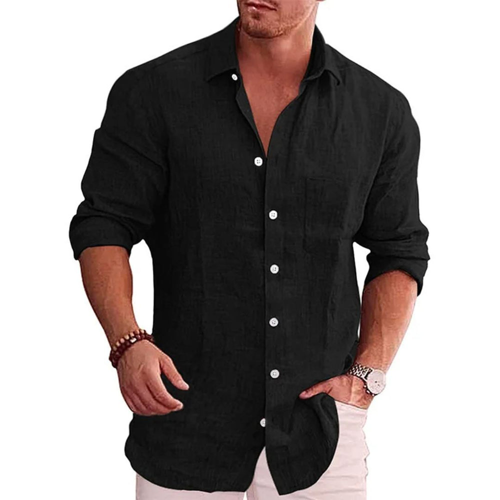 Johnson Trachtenhemd - Black