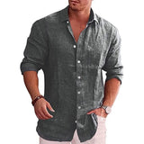 Johnson Trachtenhemd - Dark Gray