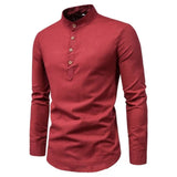 Albert Bavarian traditional shirt in red