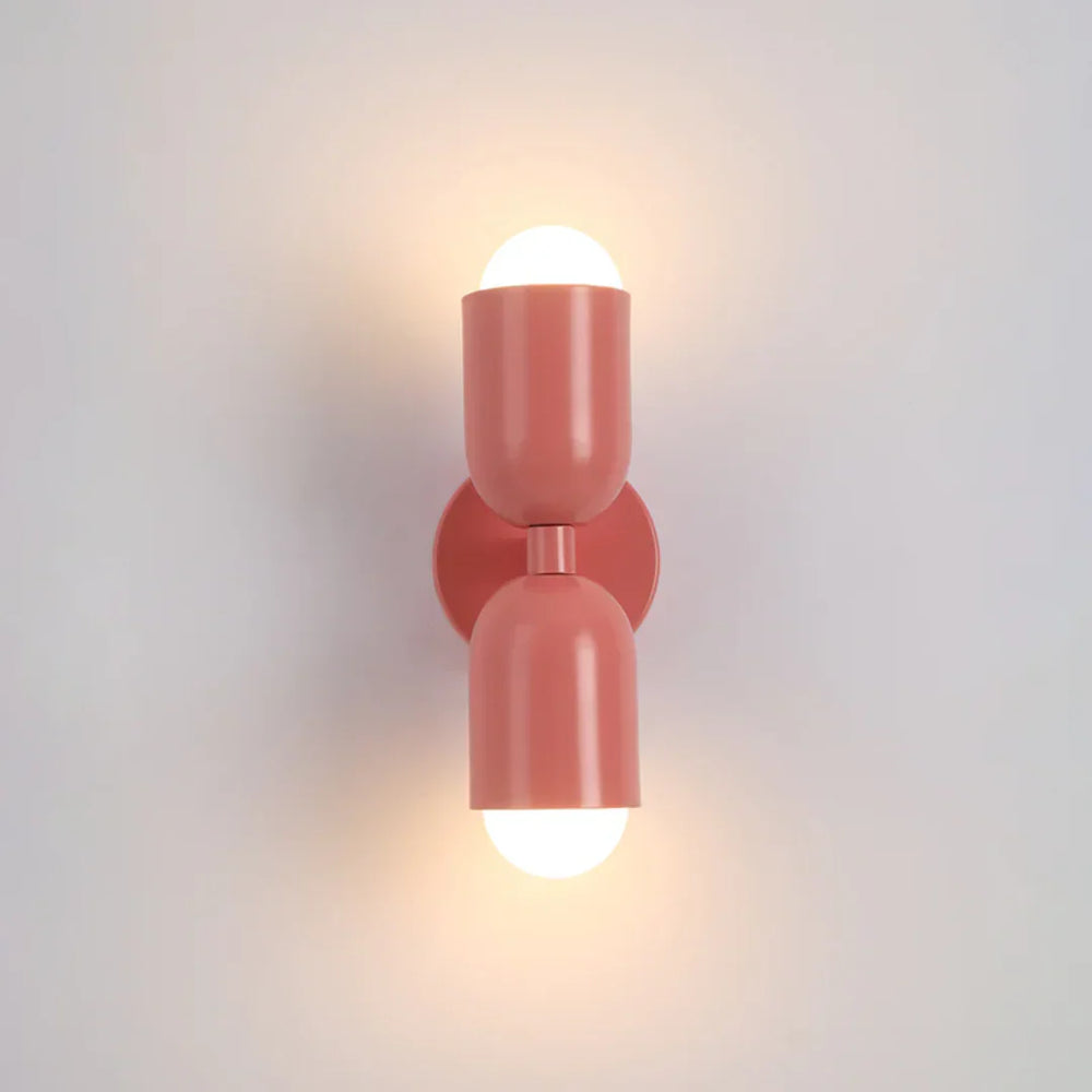 Doppelzylinder-Wandleuchte mit Warmweißem Licht – Up & Down Beleuchtung für Elegante Akzente