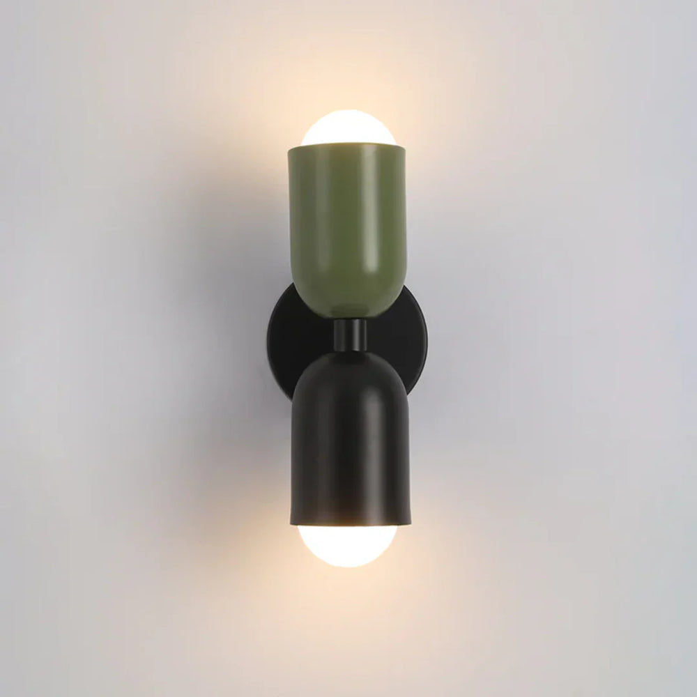 Doppelzylinder-Wandleuchte mit Warmweißem Licht – Up & Down Beleuchtung für Elegante Akzente