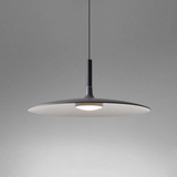 White Metal LED Pendant Light – Height-Adjustable, Integrated LED & 110–240V