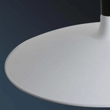 White Metal LED Pendant Light – Height-Adjustable, Integrated LED & 110–240V