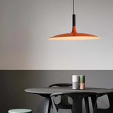 White Metal LED Pendant Light – Height-Adjustable, Integrated LED & 110–240V