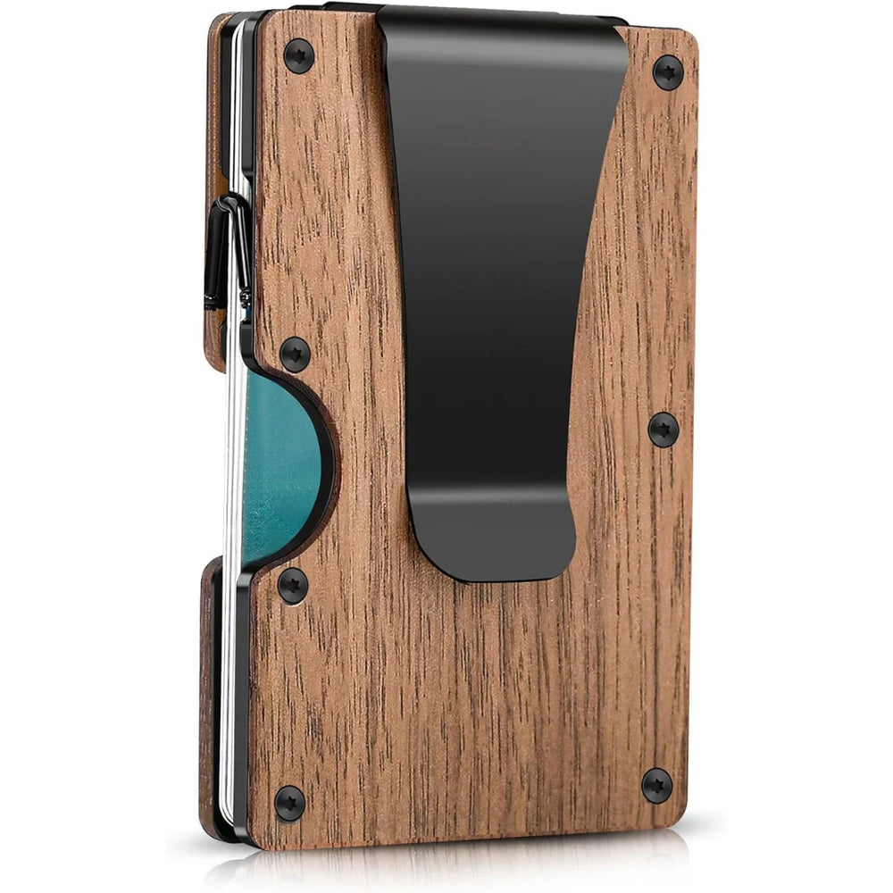 RFID-Schutz Slim Wallet mit Geldclip – Eleganter Kartenhalter für sicheres Aufbewahren