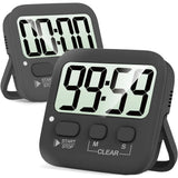 Digitaler Küchentimer mit großem Display – 2er-Set für präzises Kochen und Backen