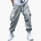 Men's Cargo Jogger Pants – Drawstring Waist & Elastic Cuffs