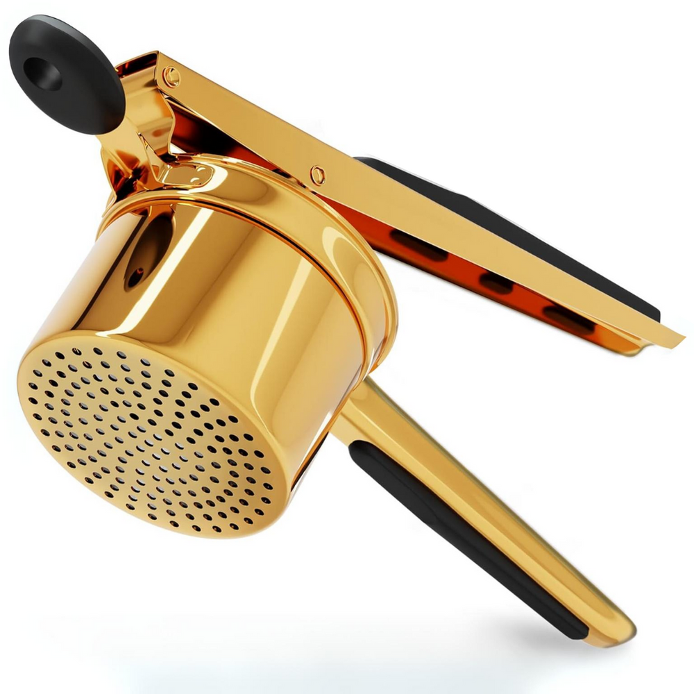 Optimized Product Title: **Edelstahl Kartoffelpresse für perfekt glattes Püree – Hochwertige Kartoffelpresse für einfache Zubereitung** 

This title includes relevant keywords while emphasizing the product's quality and functionality, making it more appea