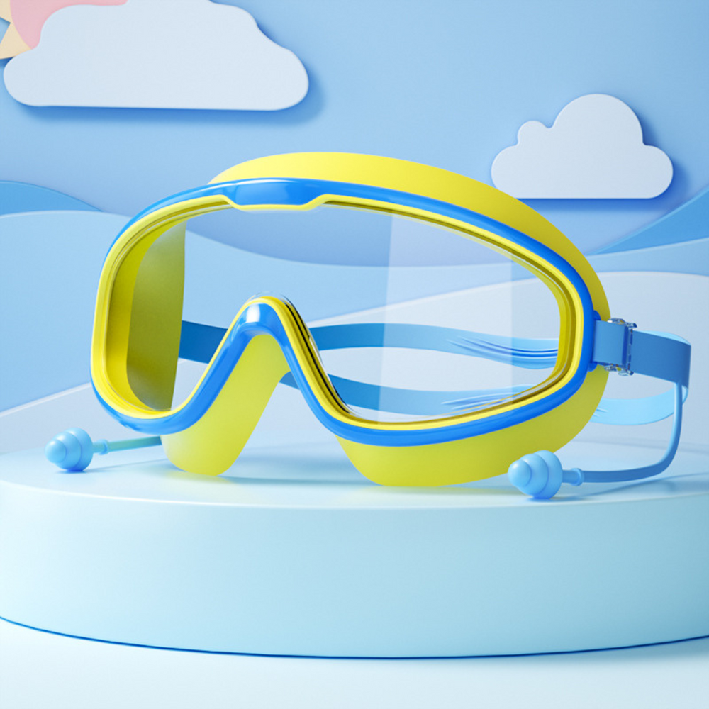 Kids' Swimming Goggles – Anti-Fog, UV Protection & Adjustable Silicone Strap