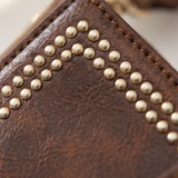 Vintage Woven Crossbody Bag - Handcrafted Artisan Tote with Adjustable Strap