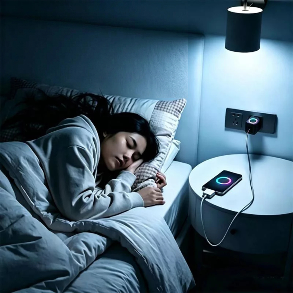 120W USB-C Wall Charger – Auto Shut-Off, Fast Charging & LED Status Indicator