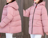 Men's Oversized Padded Winter Parka with Cozy Cotton Hood - Warm & Stylish Outerwear