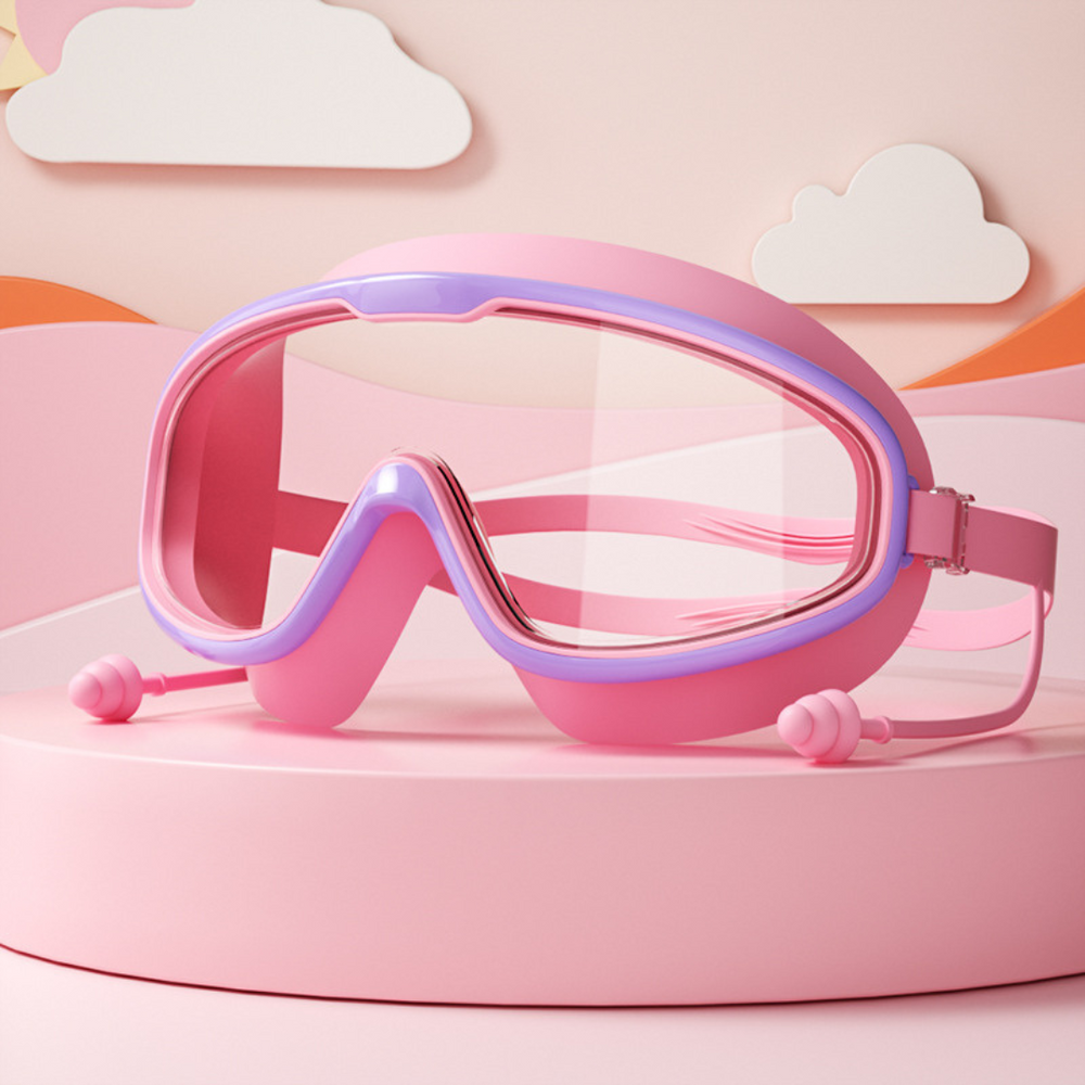 Kids' Swimming Goggles – Anti-Fog, UV Protection & Adjustable Silicone Strap