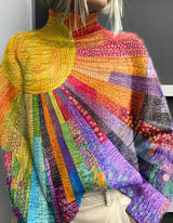 Optimized Product Title: "Ada - Bunter Rollkragenpullover für Damen | Fröhliches Design, Bequem & Stilvoll" 

This title includes relevant keywords for better visibility in Google Shopping while maintaining clarity and appeal.