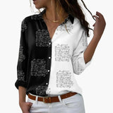 Women's Floral Blouse – Casual Fit & Contrast Detail