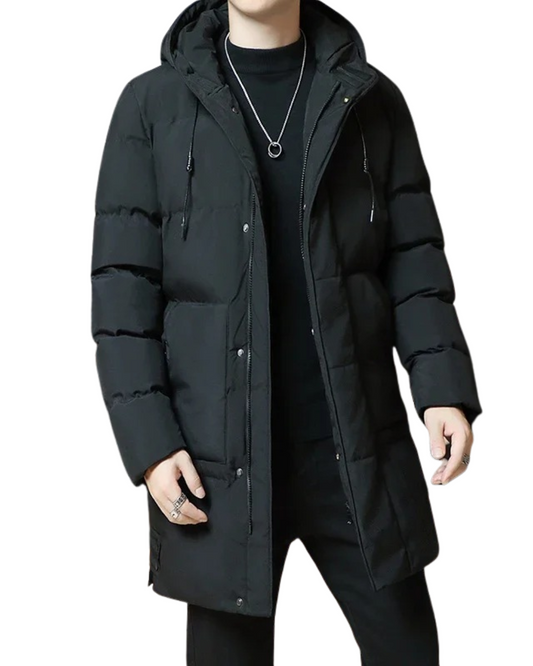 Here’s an enhanced and optimized product title for Google Shopping:

"Elegante Lange Winterjacke für Damen – Stilvolle, Warm gefütterte Wintermantel mit Kapuze – Perfekt für kalte Tage"

This title includes relevant keywords while providing additional det
