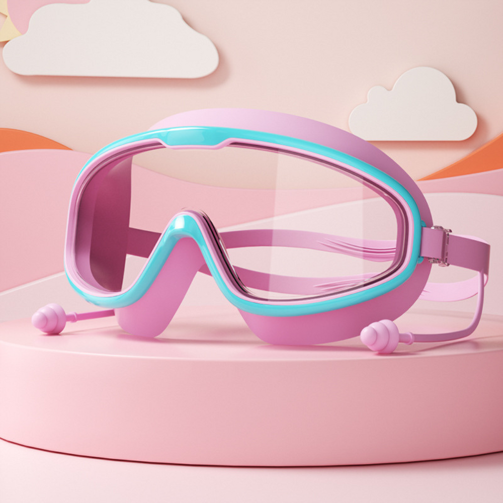 Kids' Swimming Goggles – Anti-Fog, UV Protection & Adjustable Silicone Strap