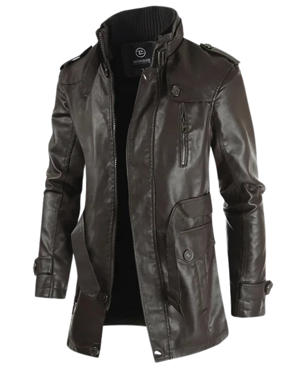 Optimized Product Title: "Elegante Lange Leder Bikerjacke für Damen - Stilvolle, Hochwertige Motorradjacke aus Echtleder" 

This title includes relevant keywords for better visibility in Google Shopping while clearly describing the product and its target