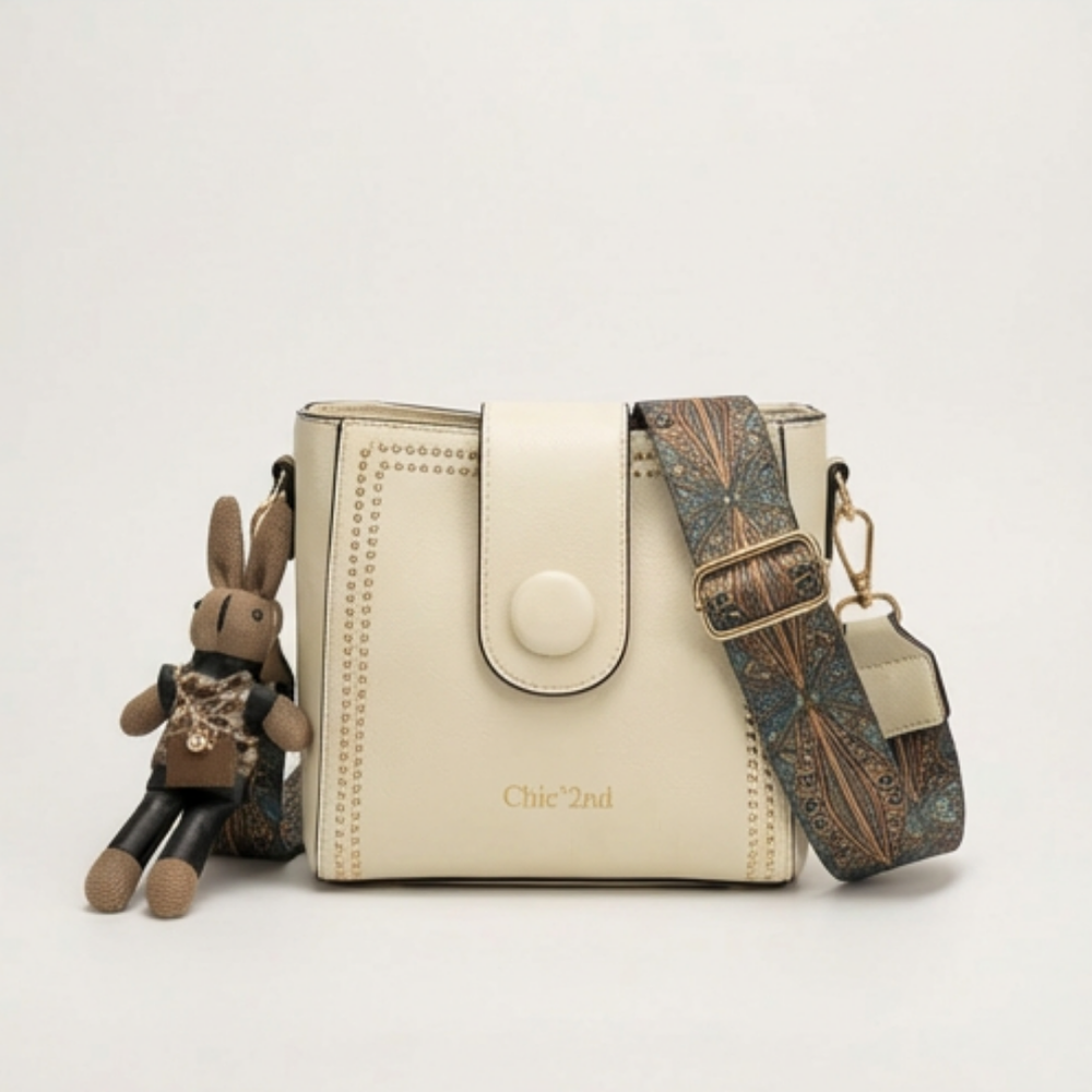 Vintage Woven Crossbody Bag - Handcrafted Artisan Tote with Adjustable Strap